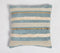 Lace Embellished Powder Blue Cushion Cover