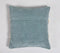 Lace Embellished Powder Blue Cushion Cover