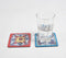 Madhubani Laminated & Laser Cut MDF Coasters (set of 2)