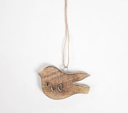 Mango Wood 'Bird' Wall Hanging