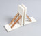 Marble & Wood Minimal Bookends (Set of 2)