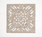 MDF Medallion Taupe Wall Plaque