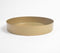 Matte Metallic Golden-Toned Round Tray