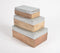 Metallic Beaded Wooden jewelry boxes Set of 3