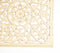 MDF Medallion Distressed Cream Wall Plaque