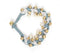 Metallic Beaded Smokey Anklet