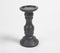 Matte Black Wooden Candle Holder