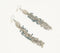 Metallic Drop Charm Earrings