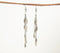 Metallic Leaf Charms Drop earrings