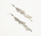 Metallic Leaf Charms Drop earrings