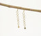 Metallic Links Drop Earrings