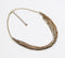 Metallic Beaded Layered Chain necklace