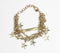 Metallic Chain & Star Charms Bracelet