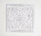 MDF White Medallion Distressed Wall Plaque