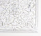 MDF White Medallion Distressed Wall Plaque