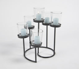 Minimal Black Matt Aluminium Tea Light Holder