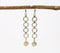 Metallic Ringlet Dangle Earrings