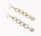 Metallic Ringlet Dangle Earrings
