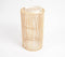 Minimal Handwoven Earthy Iron & Cane Candle Holder