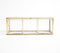 Minimal Glass & Metal 3-Compartment Jewelry Box