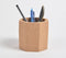 Minimal Hexagonal Prism Cork Pen Holder