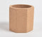 Minimal Hexagonal Prism Cork Pen Holder