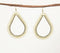 Minimal Glass Beaded Drop earrings