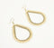 Minimal Glass Beaded Drop earrings