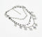 Metallic Diamond Charms Layered Necklace