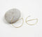 Minimal Crescent Hoop Earrings