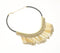 Metallic Statement Beaded necklace