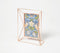 Minimal Rose-Gold Metal & Glass Photo frames (set of 3)