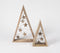 Minimal Wooden Christmas Decoratives (set of 2)