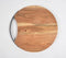 Minimal Round Acacia Chopping Board with Handle
