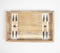 Minimal Handcut Raw Mango Wood Tray