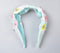 Mint Blue Floral Hair Band