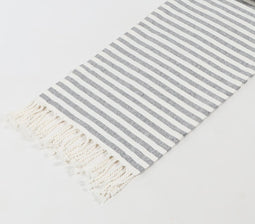 Minimal Striped Cotton Table Runner