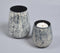 Monochrome Textured Glass Votives (Set of 2)