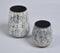 Monochrome Textured Glass Votives (Set of 2)