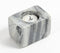 Monochrome Textured Marble Tealight Holder
