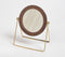 Minimal Round Foldable Countertop Mirror