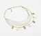 Monochrome-Toned Beads & Shell Layered Necklace with Extension Chain