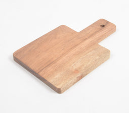 Minimal Natural Textured Acacia Wood Chopping Board
