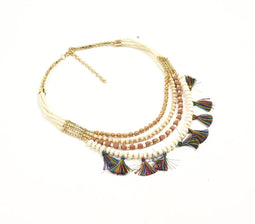 Multi-layer Tasseled Boho-chic Bone Necklace