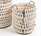 Multicolor Woven Cotton Baskets (Set of 2)