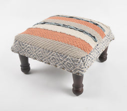 Multicolor Stripe Deco Upholstered Bench