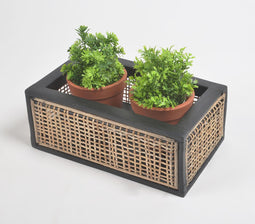 Myriad Wooden Terracotta Planter