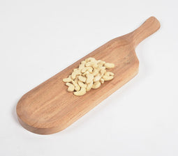 Narrow Paddle Acacia Wood Salad Tray