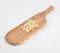 Narrow Paddle Acacia Wood Salad Tray