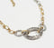 Monochrome-Toned Iron Twisted-Chain Necklace with Extension Chain